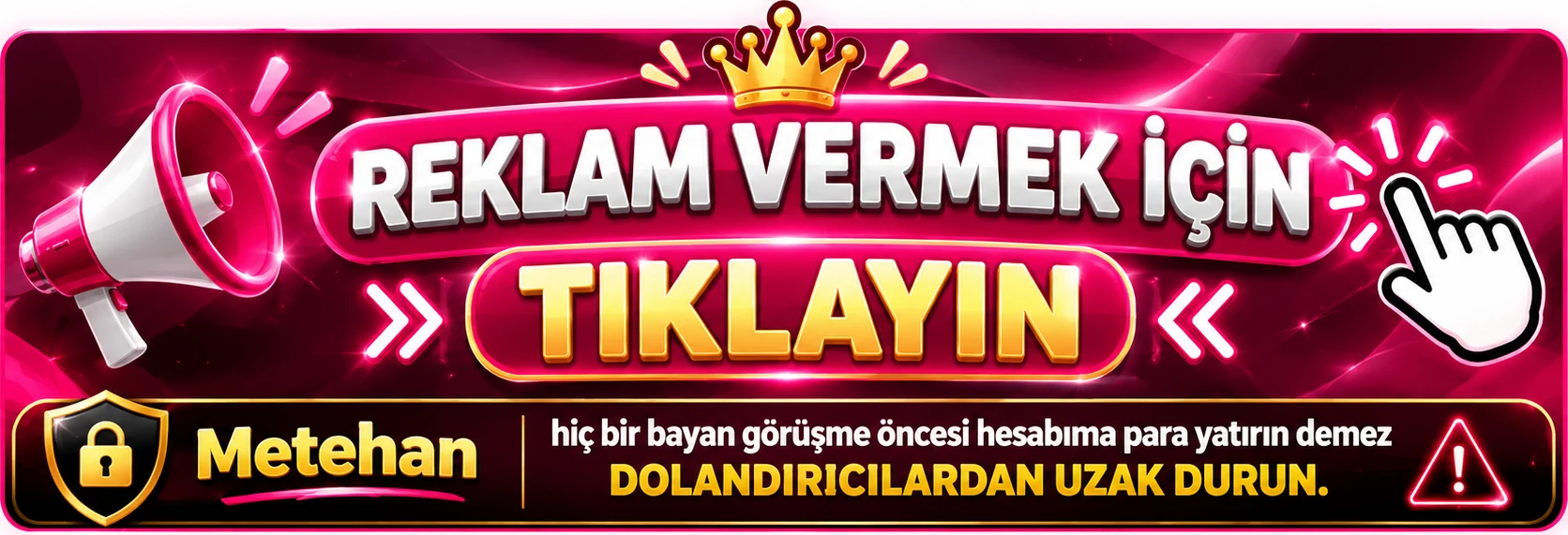 Reklam vermek için tıklayın